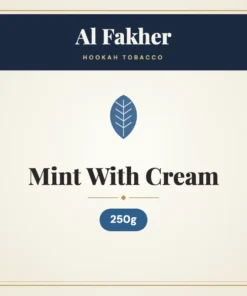 Al Fakher Mint With Cream Hookah Tobacco 250g