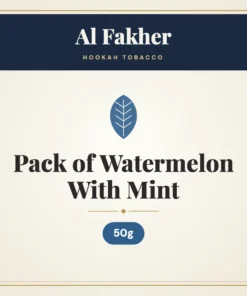 Al Fakher Pack of Watermelon With Mint Hookah Tobacco – 50g