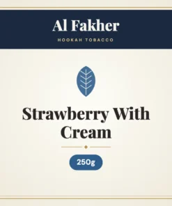 Al Fakher Strawberry With Cream Hookah Tobacco – 250g