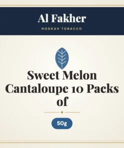 Al Fakher Sweet Melon Cantaloupe Hookah Tobacco 10 Packs of 50g