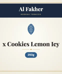 Al Fakher x Cookies Lemon Icy Hookah Tobacco 250g
