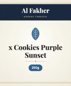 Al Fakher x Cookies Purple Sunset Hookah Tobacco 250g