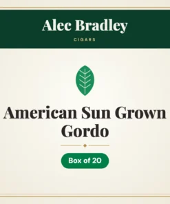 Alec Bradley American Sun Grown Gordo Cigars – Box of 20