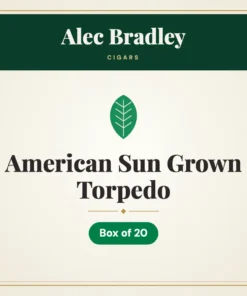 Alec Bradley American Sun Grown Torpedo Cigars – Box of 20