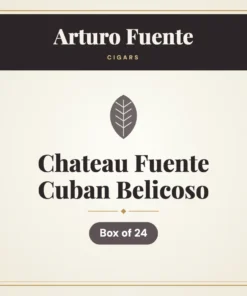 Arturo Fuente Chateau Fuente Cuban Belicoso Cigars – Box of 24