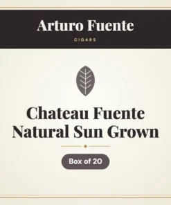 Arturo Fuente Chateau Fuente Natural Sun Grown Cigars – Box of 20