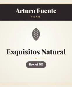 Arturo Fuente Exquisitos Natural Cigars – Box of 50