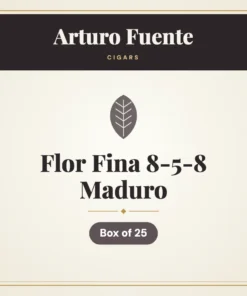 Arturo Fuente Flor Fina 8-5-8 Maduro Cigars – Box of 25
