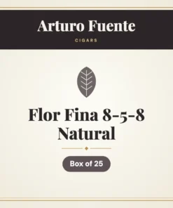 Arturo Fuente Flor Fina 8-5-8 Natural Cigars – Box of 25
