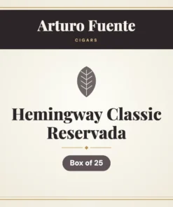 Arturo Fuente Hemingway Classic Reservada Cigars – Box of 25