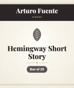 Arturo Fuente Hemingway Short Story Cigars – Box of 25