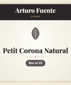Arturo Fuente Petit Corona Natural Cigars – Box of 25