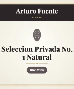 Arturo Fuente Seleccion Privada No. 1 Natural Cigars – Box of 25