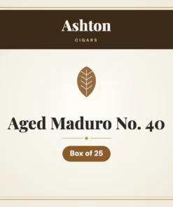 Ashton Aged Maduro No. 40 Cigars – Box of 25
