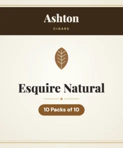 Ashton Esquire Natural Cigars – 10 Packs of 10
