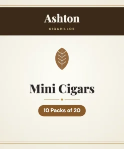 Ashton Mini Cigarillos Cigars – 10 Packs of 20