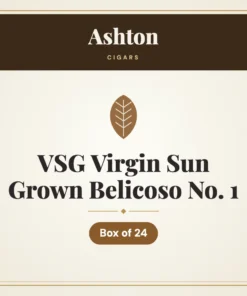 Ashton VSG Virgin Sun Grown Belicoso No. 1 Cigars – Box of 24