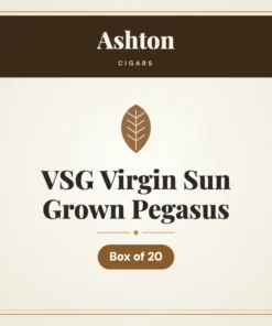 Ashton VSG Virgin Sun Grown Pegasus Cigars – Box of 20