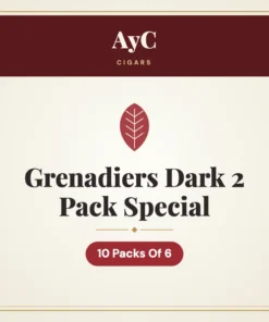 AyC Grenadiers Dark 2 Pack Special Cigars – 10 Packs Of 6