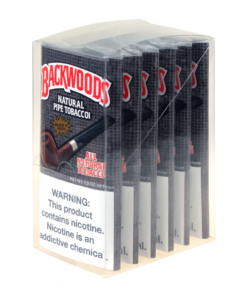 Backwoods Black & Gold Pipe Tobacco – Pack of 6, 1.5 Oz