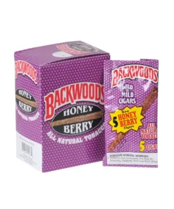 Backwoods Honey Berry Natural Cigars – 8 Packs of 5