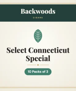 Backwoods Select Connecticut Special Cigars – 10 Packs of 3