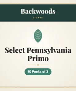 Backwoods Select Pennsylvania Primo Cigars – 10 Packs of 3