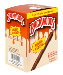 Backwoods Smoked Caramel Cigars – 8 Packs of 5