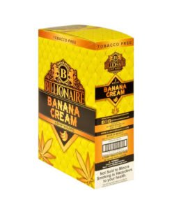 Billionaire Hemp Banana Cream Hemp Wraps – 25 Packs of 2