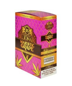 Billionaire Hemp Majestic Grape Hemp Wraps – 25 Packs of 2