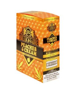 Billionaire Hemp Peaches Cream Hemp Wraps – 25 Packs of 2