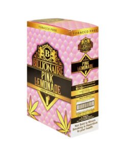 Billionaire Hemp Pink Lemonade Hemp Wraps – 25 Packs of 2