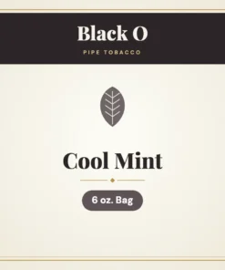 Black O Cool Mint Pipe Tobacco 6 oz. Bag