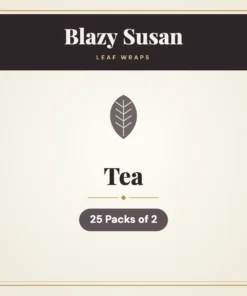 Blazy Susan Tea Leaf Wraps – 25 Packs of 2