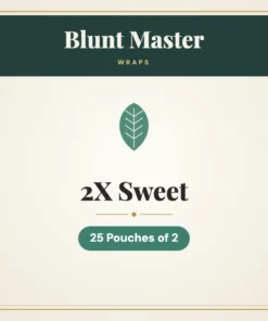 Blunt Master 2X Sweet Wraps – 25 Pouches of 2