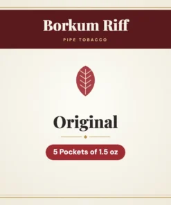 Borkum Riff Original Pipe Tobacco – 5 Pockets of 1.5 oz