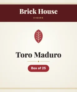 Brick House Toro Maduro Cigars – Box of 25