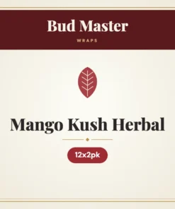 Bud Master Mango Kush Herbal Wraps – 12x2pk