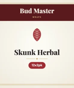 Bud Master Skunk Herbal Wraps – 12x2pk