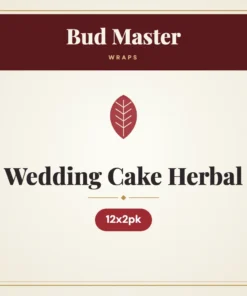 Bud Master Wedding Cake Herbal Wraps – 12x2pk