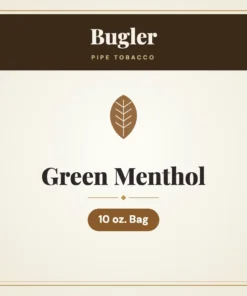 Bugler Green Menthol Pipe Tobacco – 10 oz. Bag