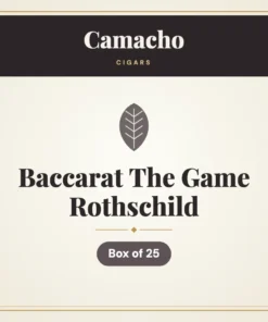 Camacho Baccarat The Game Rothschild Cigars – Box of 25