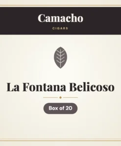 Camacho La Fontana Belicoso Cigars – Box of 20