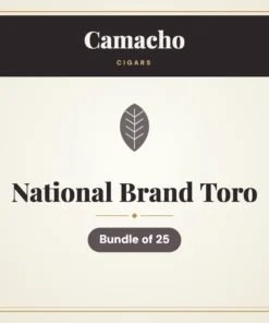 Camacho National Brand Toro Cigars – Bundle of 25