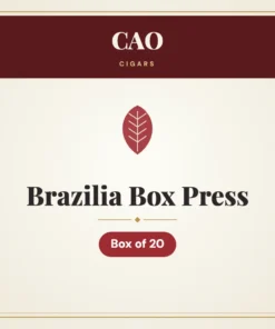 CAO Brazilia Box Press Cigars – Box of 20
