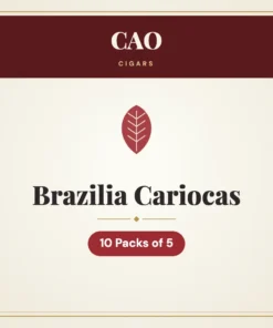CAO Brazilia Cariocas Cigars – 10 Packs of 5