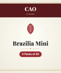 CAO Brazilia Mini Cigars – 5 Packs of 20