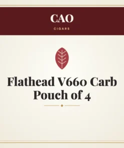 CAO Flathead V660 Carb Pouch of 4 Cigars