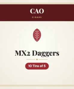 CAO MX2 Daggers Cigars – 10 Tins of 5