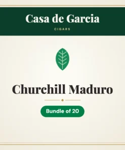 Casa de Garcia Churchill Maduro Cigars – Bundle of 20